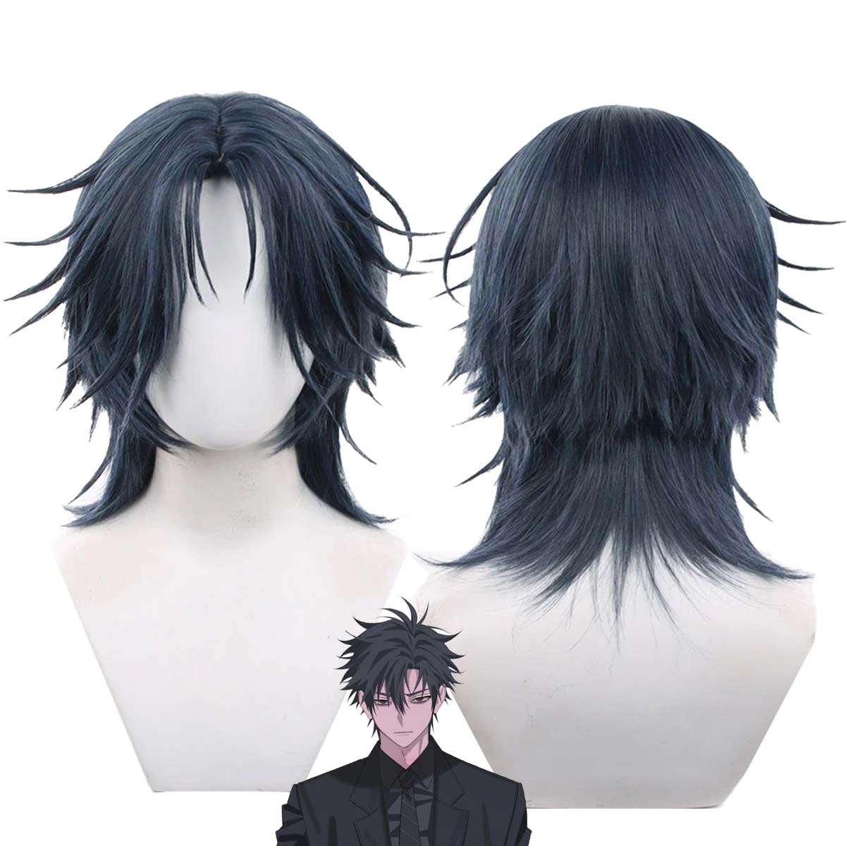 Anime Cosplay Blue Hair - Wig Cosplay Anime Link Click Jae