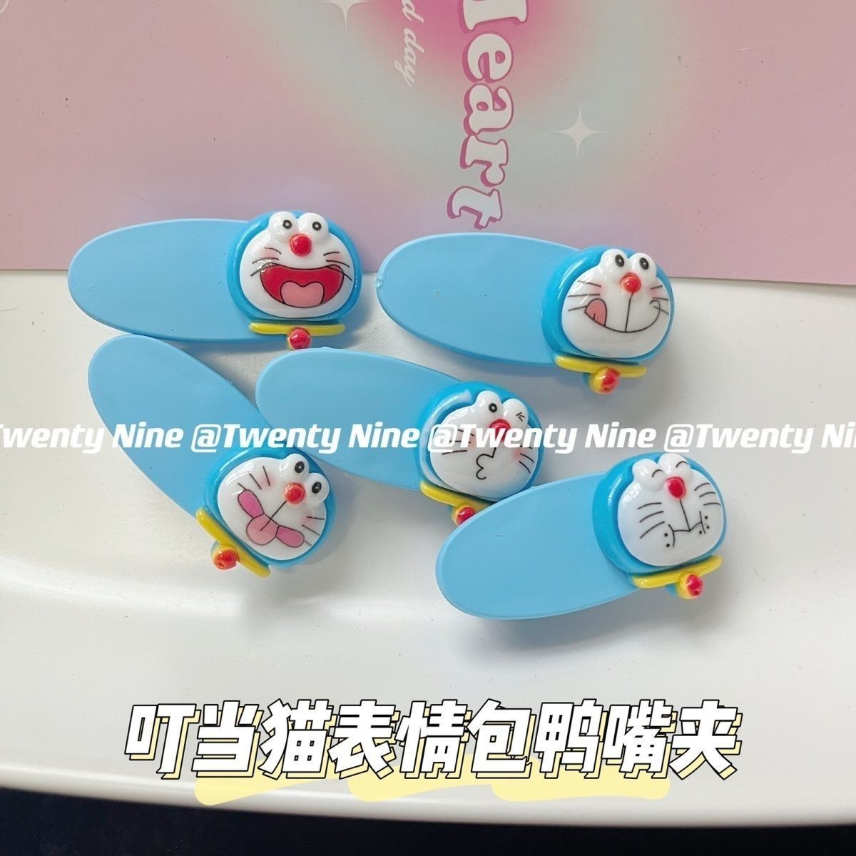 Anime Cosplay Couple - Jepit Rambut Bentuk Bebek Doraemon yang