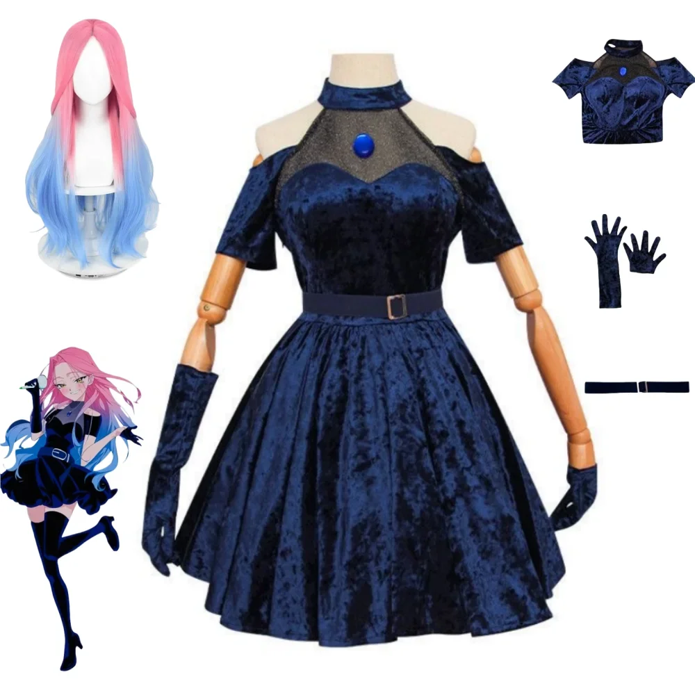 Kostum Cosplay Mizi 2026 Kostu - Anime Cosplay Blue Hair ulasan dan harga