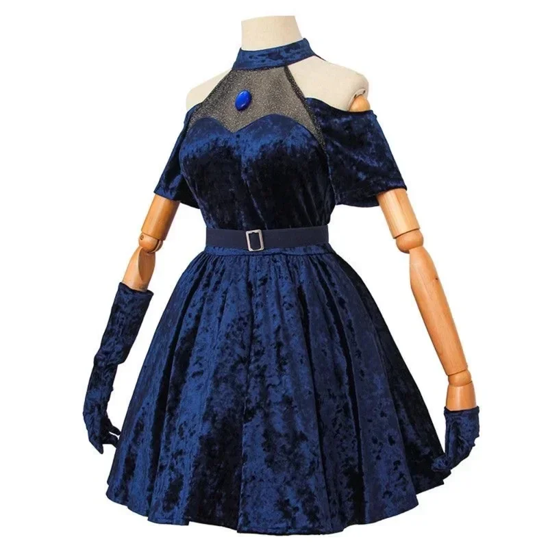 Kostum Cosplay Mizi Anime Alie - Anime Cosplay Blue Hair ulasan dan harga