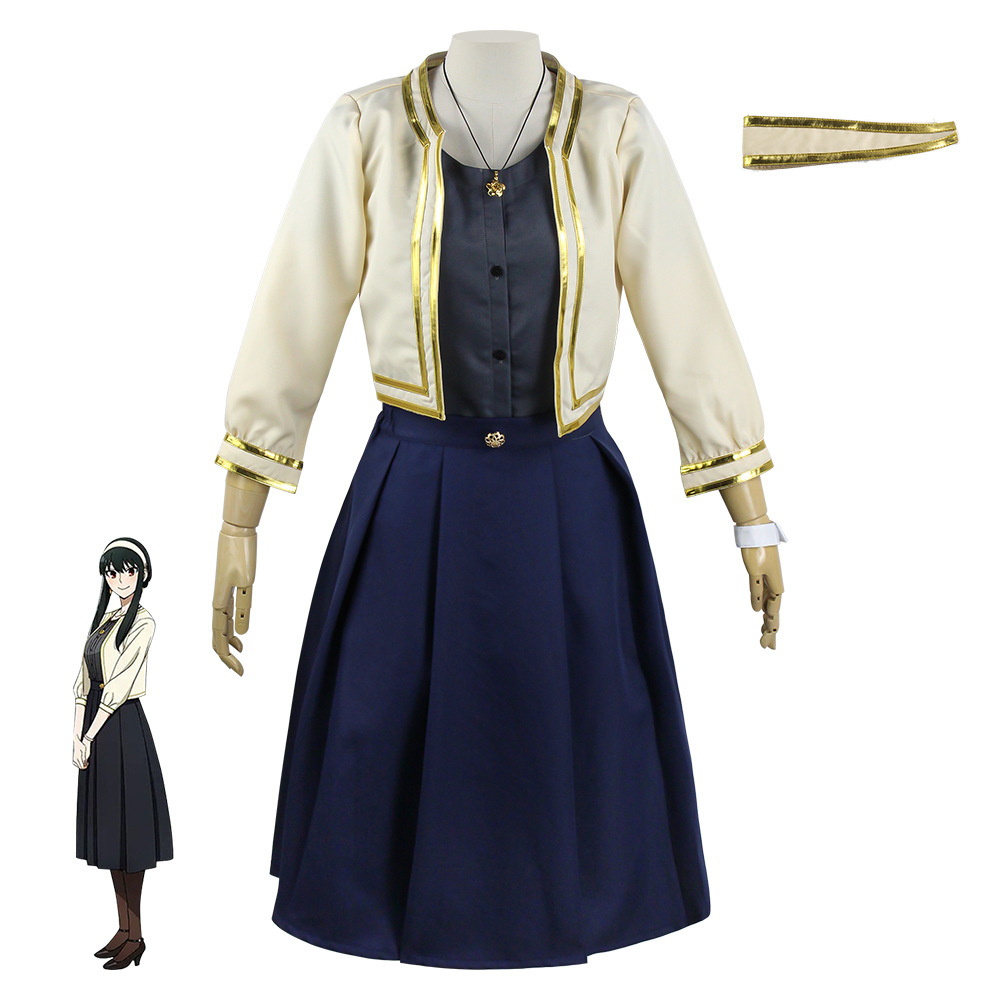 Kostum Cosplay Anime Spy x Fam - Anime Cosplay Blue Hair ulasan dan harga