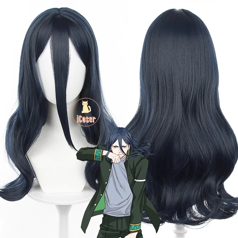 3,v;5'h\8/Wig Cosplay Kyotaro  - Anime Cosplay Blue Hair ulasan dan harga