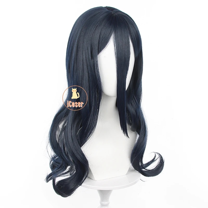 3,v;5'h\8/Wig Cosplay Kyotaro  - Anime Cosplay Blue Hair ulasan dan harga
