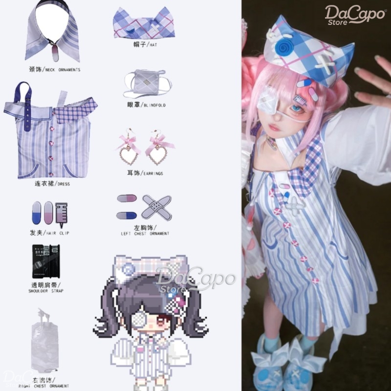 Kostum Cosplay Game Infinity N - Anime Cosplay Idea ulasan dan harga