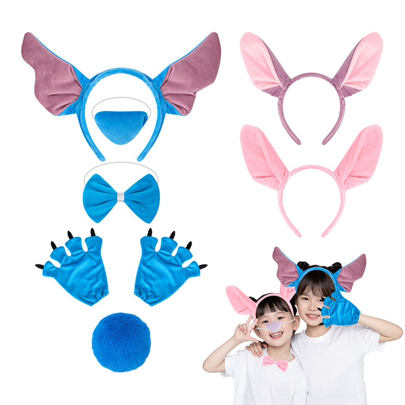 Stitttches Ikat Kepala Malaika - Anime Cosplay Blue Hair ulasan dan harga