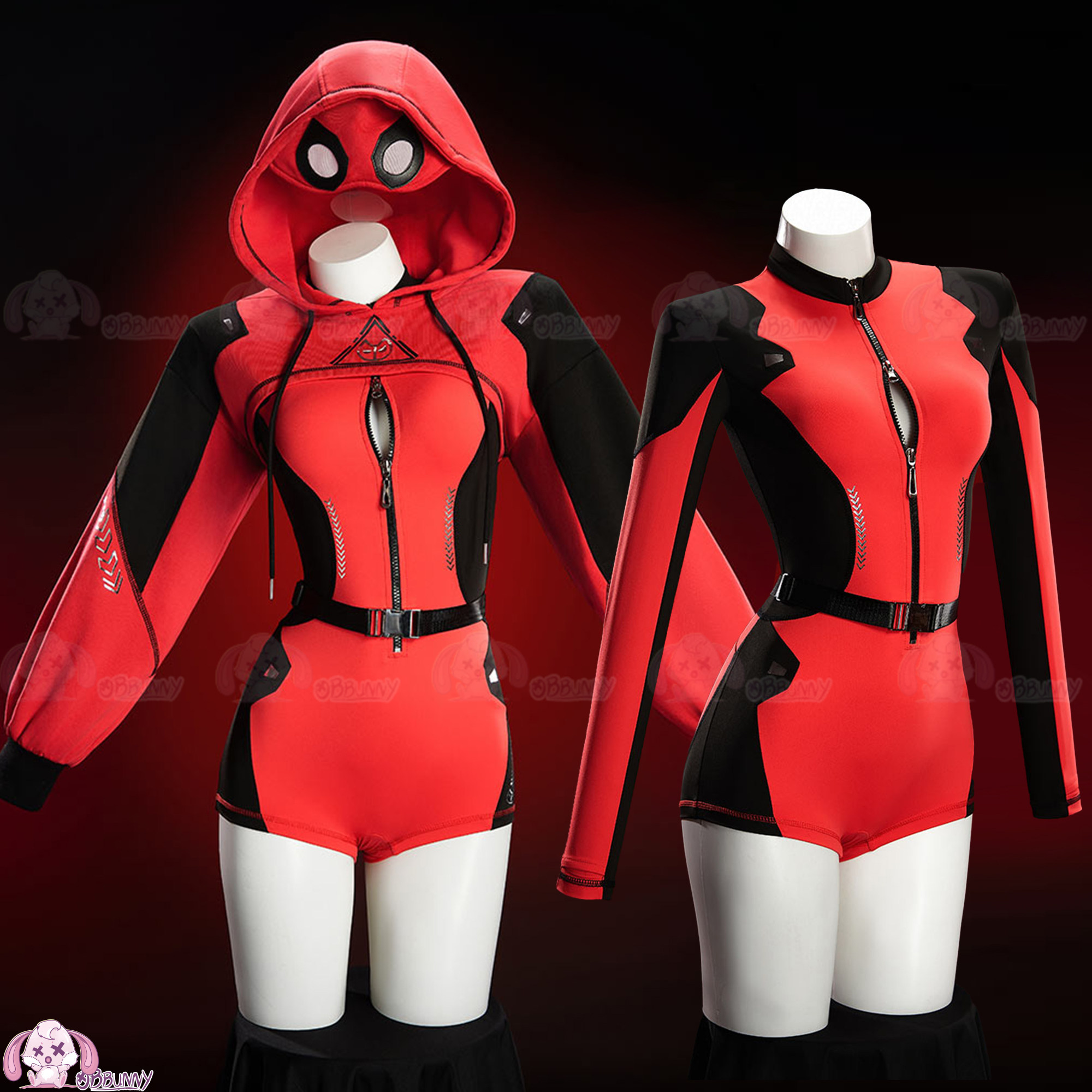 Pakaian Kostum Cosplay DeadPoo - Anime Cosplay Jumpsuit ulasan dan harga